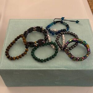 Colorful Beaded Bracelet Set